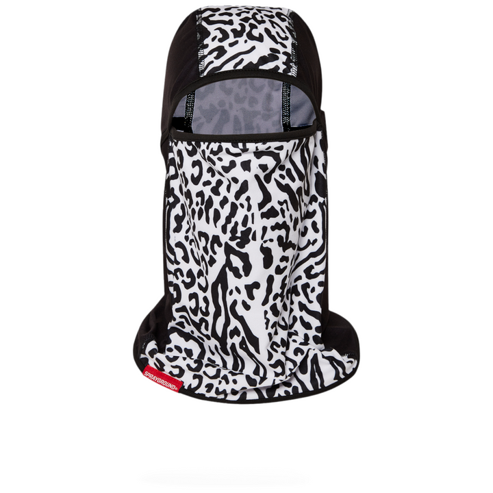 Sprayground Black Leopard Pull Down Ski Mask