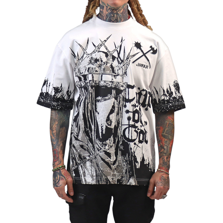 JUREN CHILD OF GOD WHITE T-SHIRT