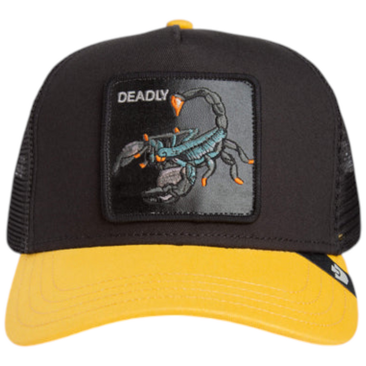 Goorin Deadly Fall 25 Hat Black With  Yellow