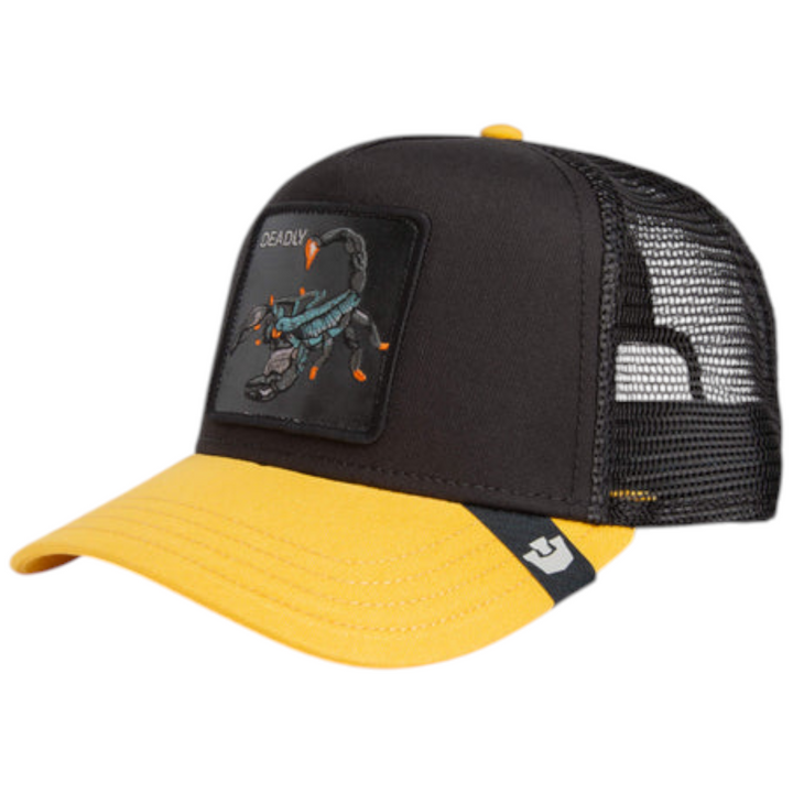 Goorin Deadly Fall 25 Hat Black With  Yellow