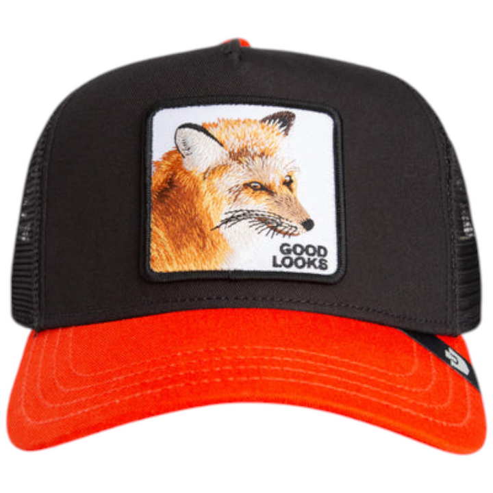 Goorin Good Looks Fox Fall 25 Hat Black With Red