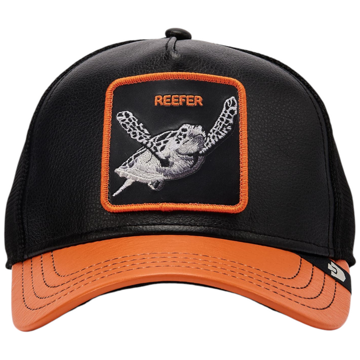 Goorin Courtside Reefer Fall 25 Hat Black With Orange