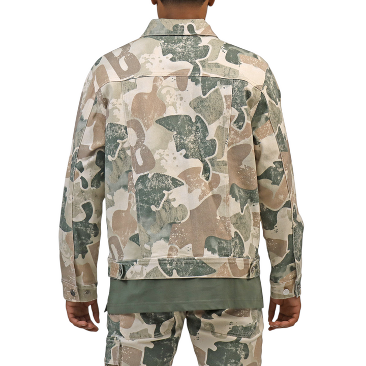 Blac Leaf Rooted In Purpose Camo Jacket Olive