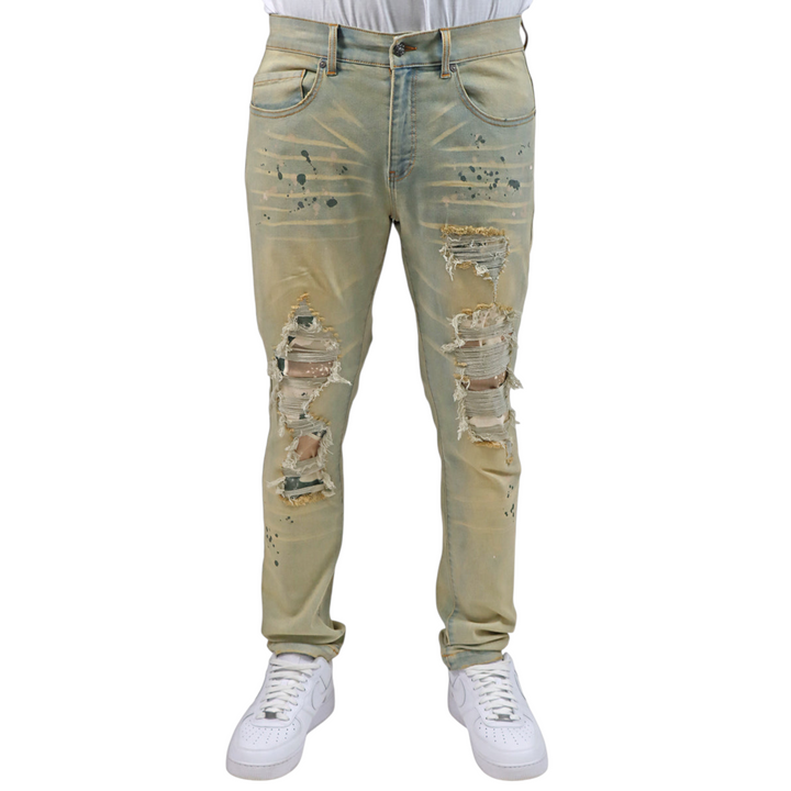 Blac Leaf Military Olive Denim Jeans Sage Soil