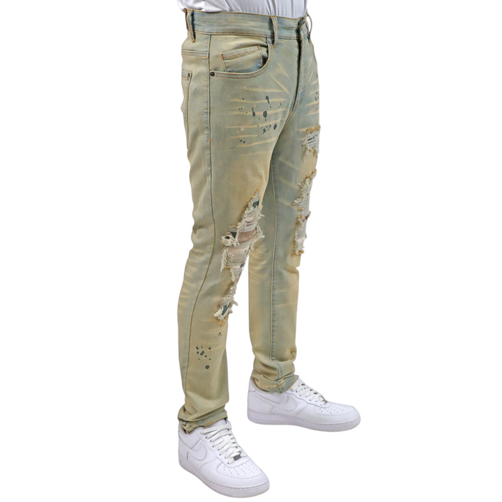 Blac Leaf Military Olive Denim Jeans Sage Soil