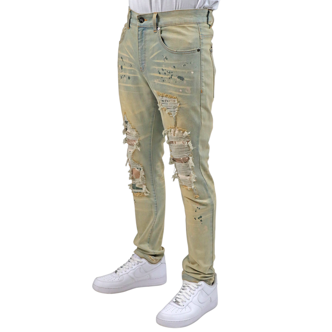 Blac Leaf Military Olive Denim Jeans Sage Soil