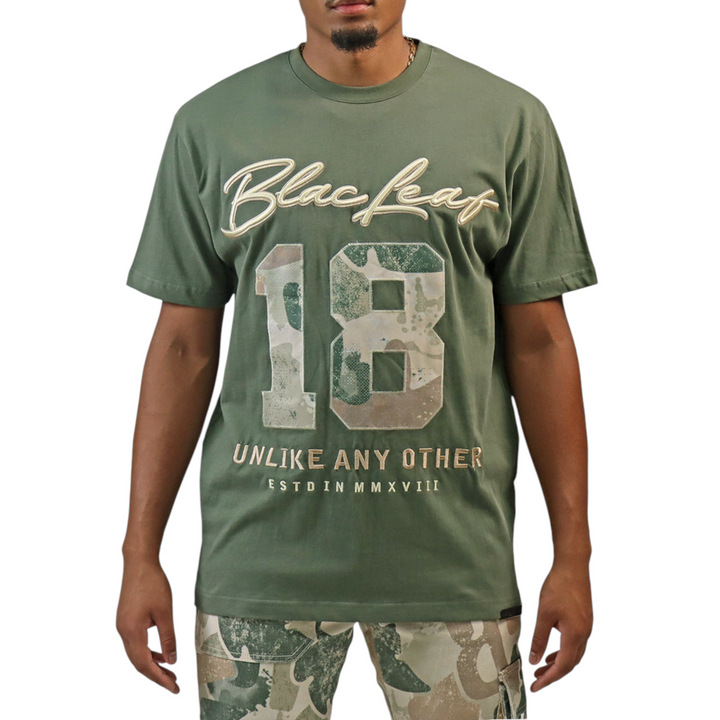 Blac Leaf Camo Bucket Hat & Purpose Above All Shirt Olive & Root in Purpose Camo Short Bundle