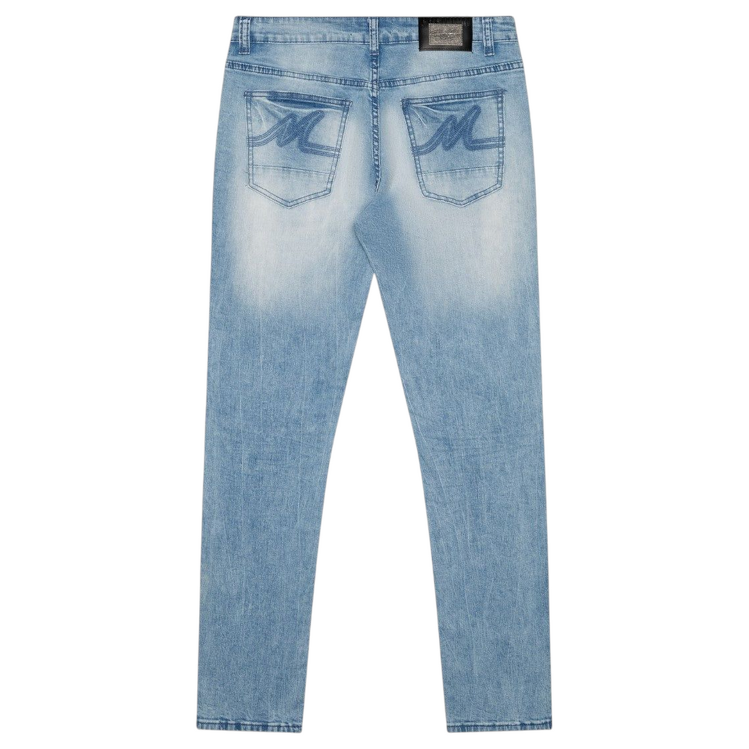 Premium Milano Milan Slim Straight Fit Jean Blue