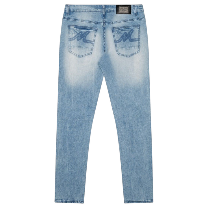 Premium Milano Milan Slim Straight Fit Jean Blue