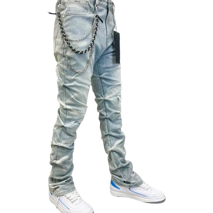 Premium Milano Riviera Stacked Jean