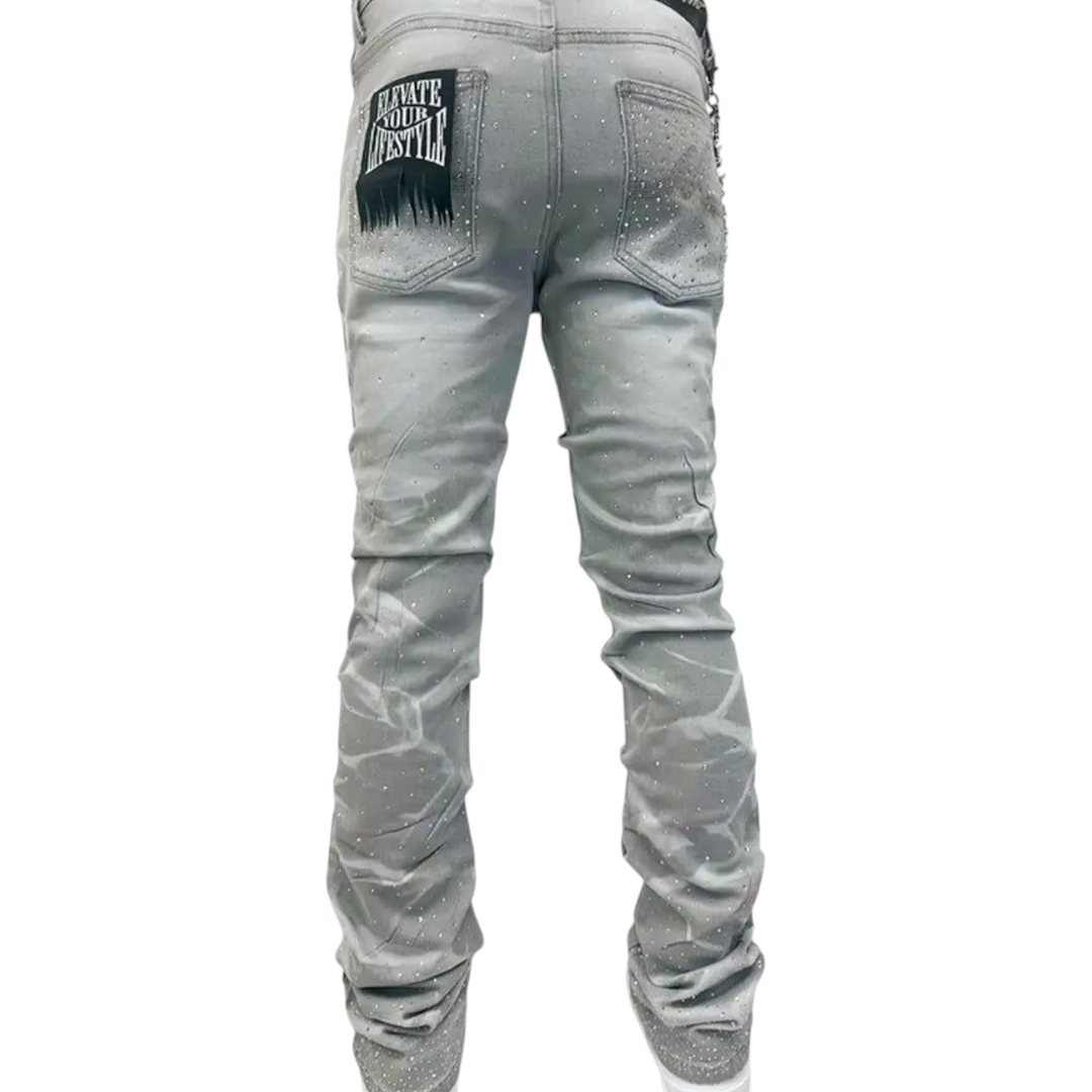 Premium Milano Riviera Stacked Jean