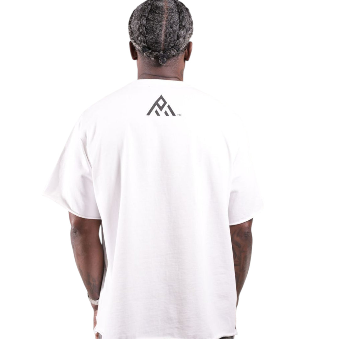 Paper Money 247 Tee with Rhinestones White