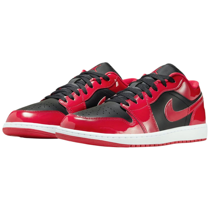 Jordan 1 Low SE Patent Varsity Red Black
