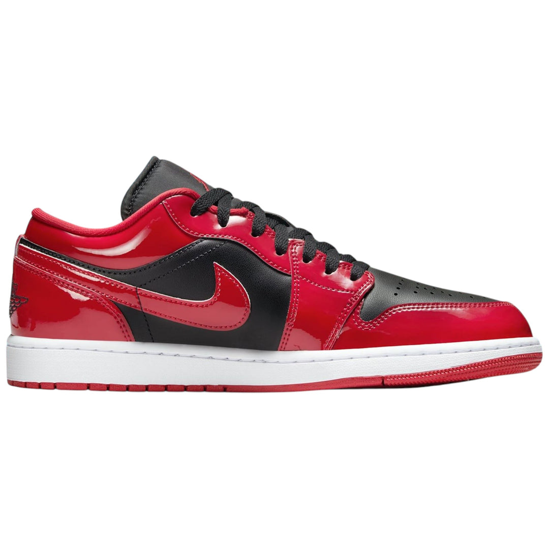 Jordan 1 Low SE Patent Varsity Red Black