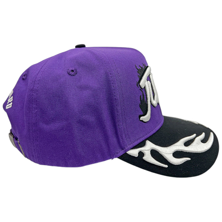 Juren No Risk No Reward Purple Trucker Hat