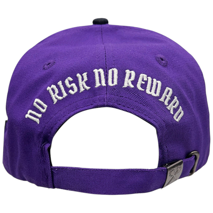 Juren No Risk No Reward Purple Trucker Hat
