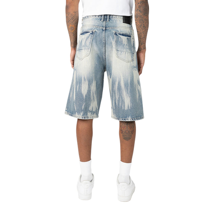 Smoke Rise Distressed Rip & Repair Denim Short
