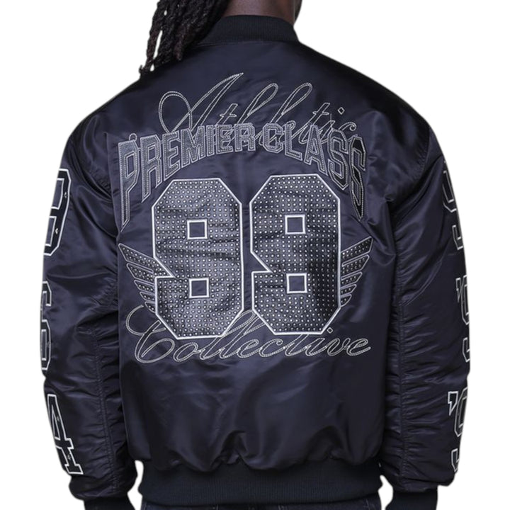 Smoke Rise Athletics MA-1 Jacket Black