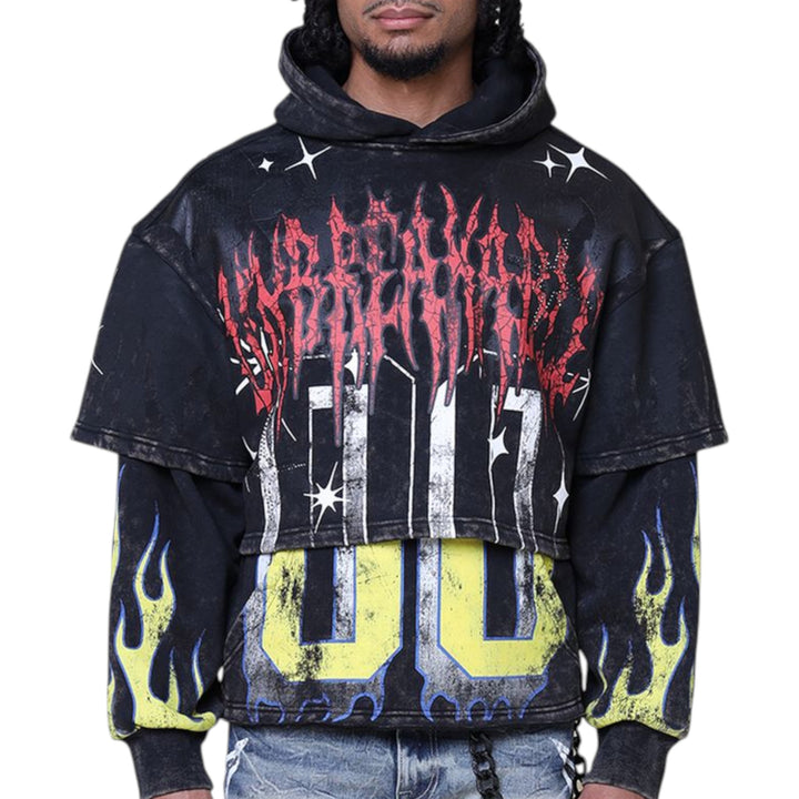 Smoke Rise Unbreakable 2 Oversize Hoodie Graphite