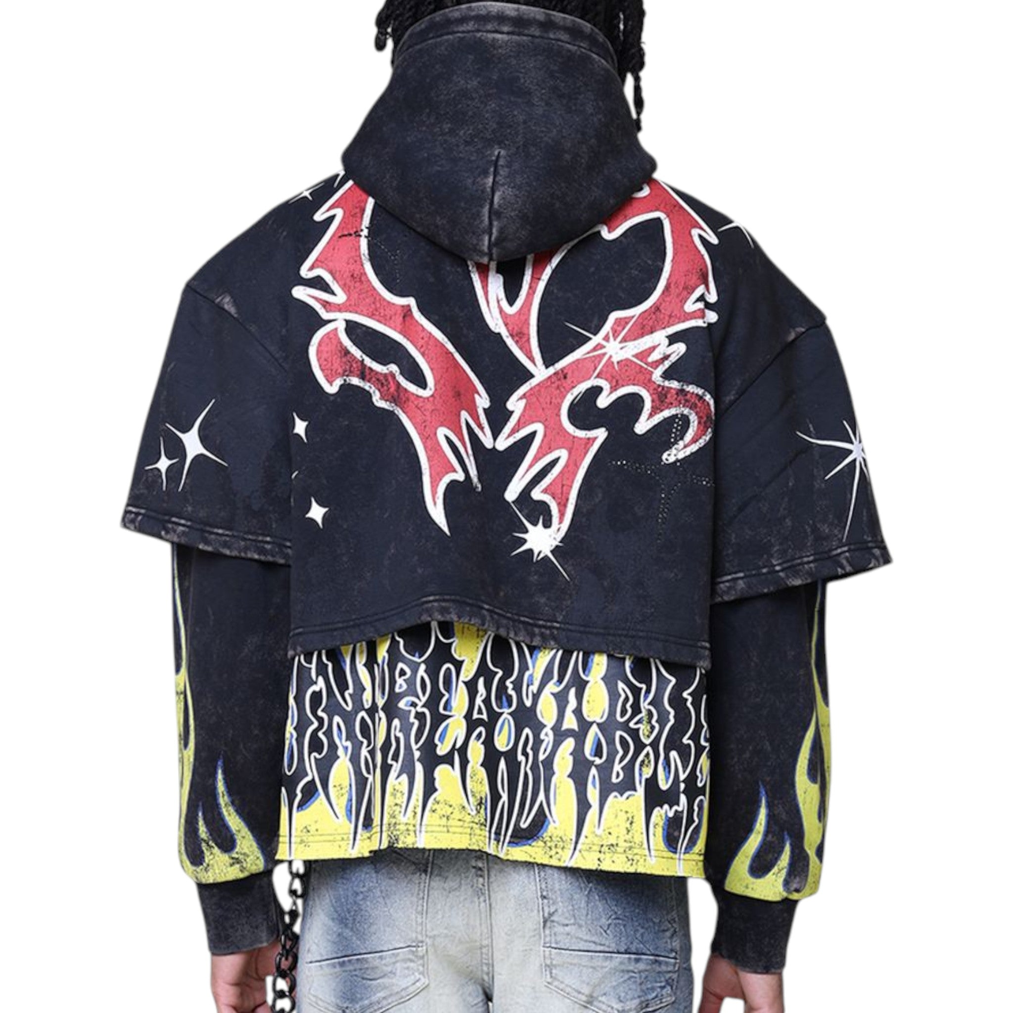 Smoke Rise Unbreakable 2 Oversize Hoodie Graphite – Purple Carpet