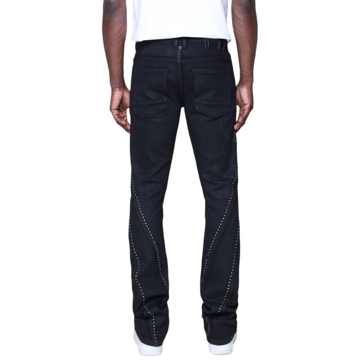 Smoke Rise Barbwire Stone Stack Jean Glow Black