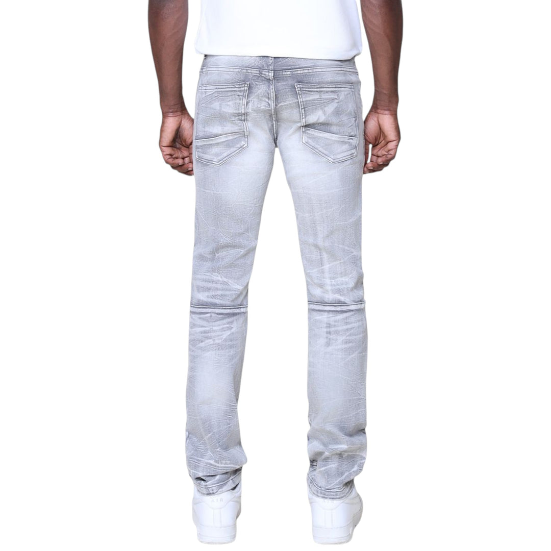 Smoke Rise New Effect Wash Slim Jean Light Grey