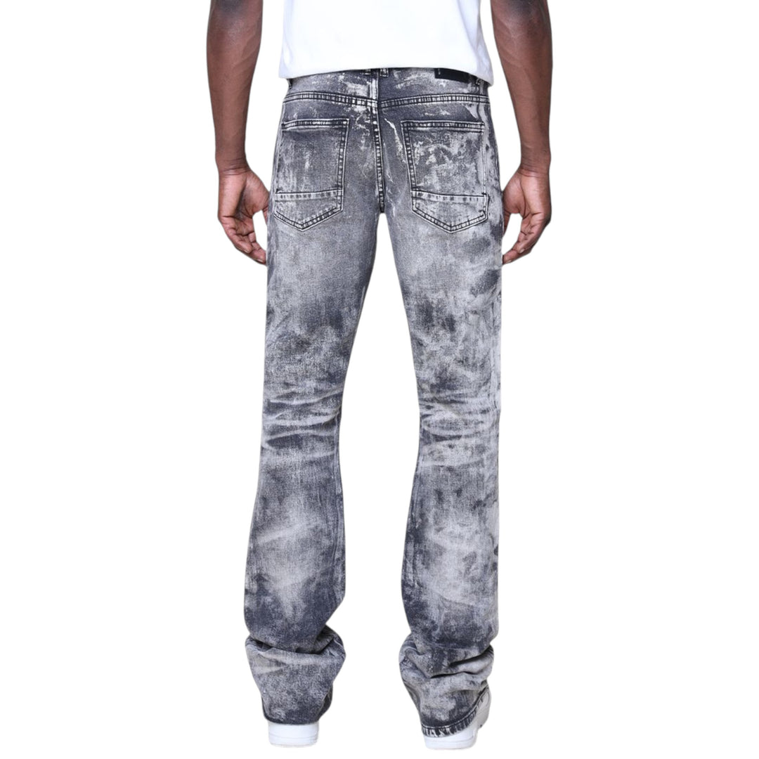 Smoke Rise Stacked Jean Titan Grey