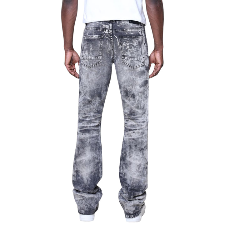 Smoke Rise Stacked Jean Titan Grey
