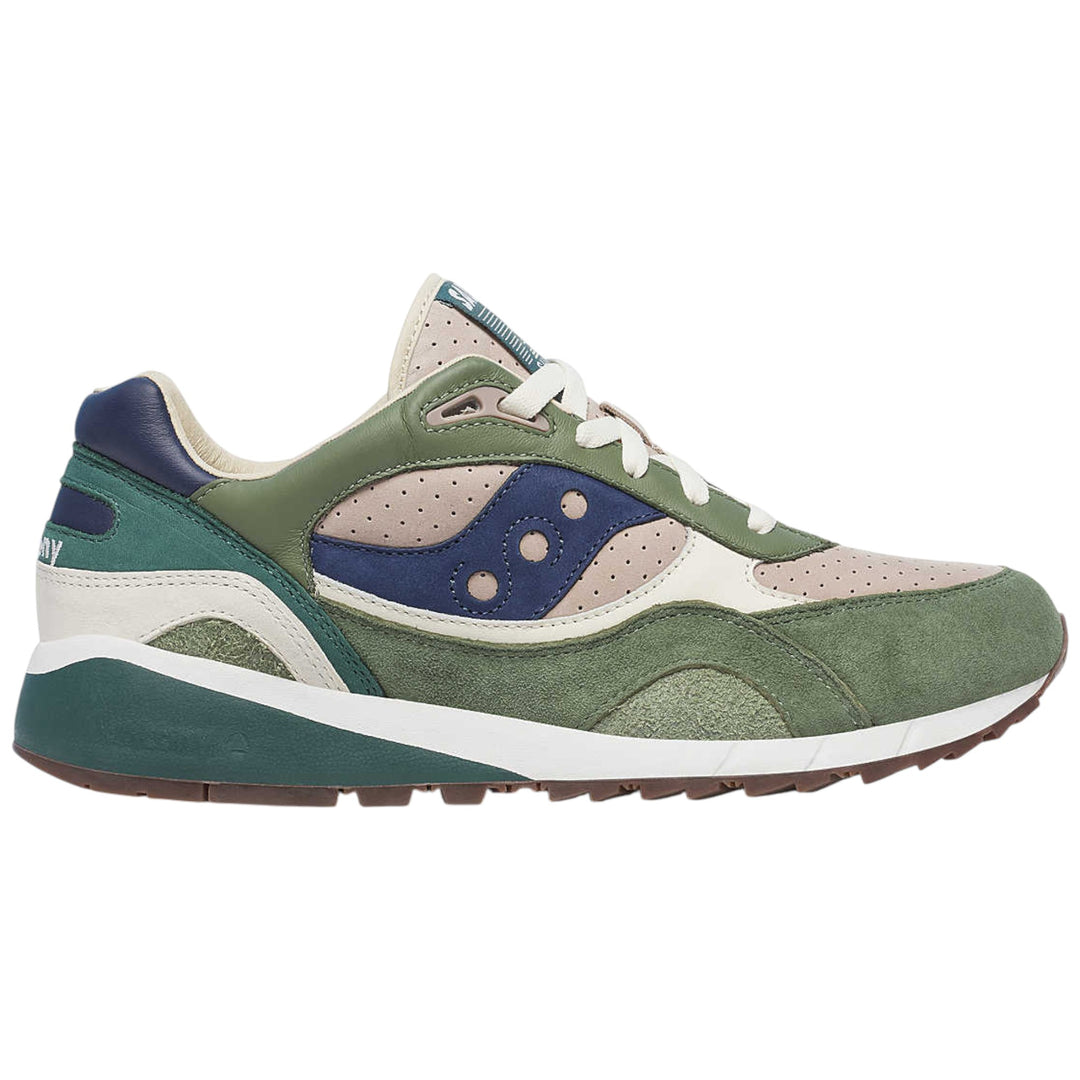 Saucony Shadow 6000 Premium Retro Suede Sneaker Beige Olive