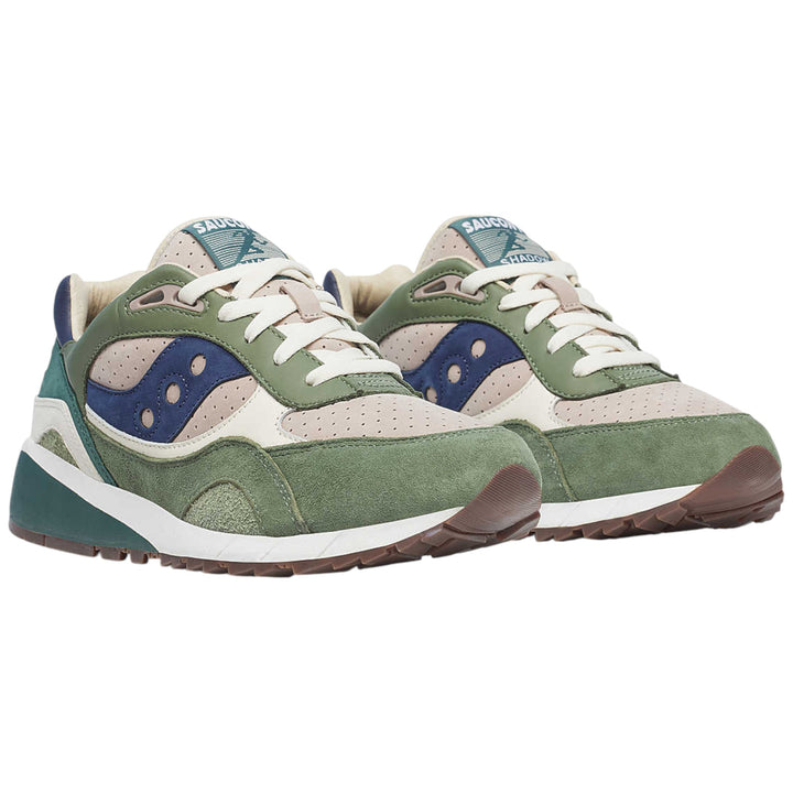 Saucony Shadow 6000 Premium Retro Suede Sneaker Beige Olive
