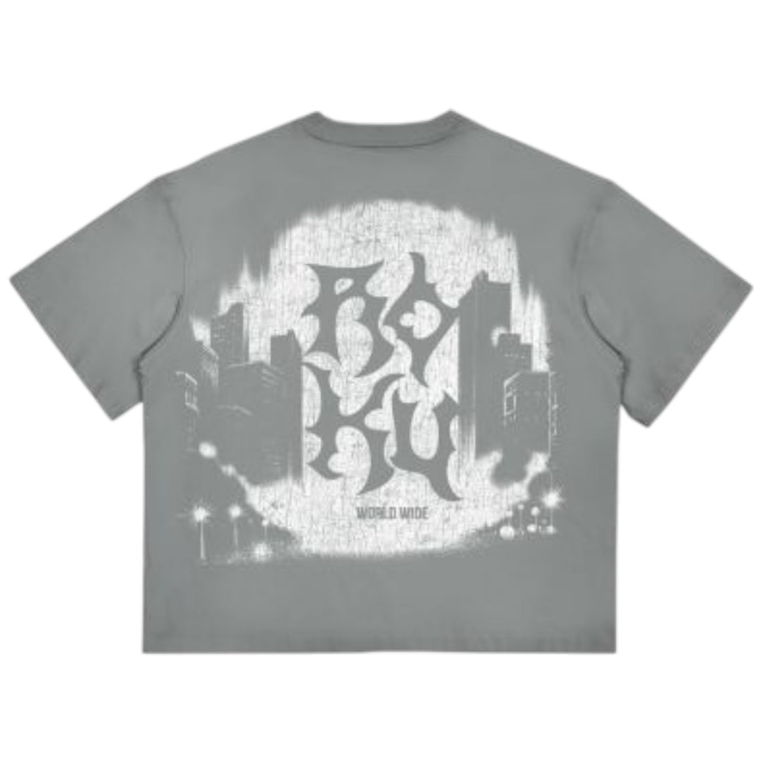 Roku Loyal Beast Crop Shirt Concrete