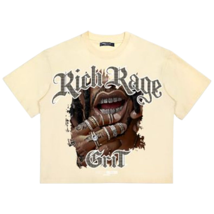 Roku Rich Rage Crop Shirt Eggshell