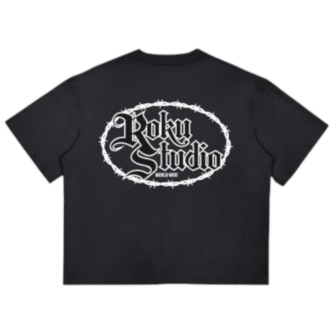 Roku Rich Rage Crop Shirt Black