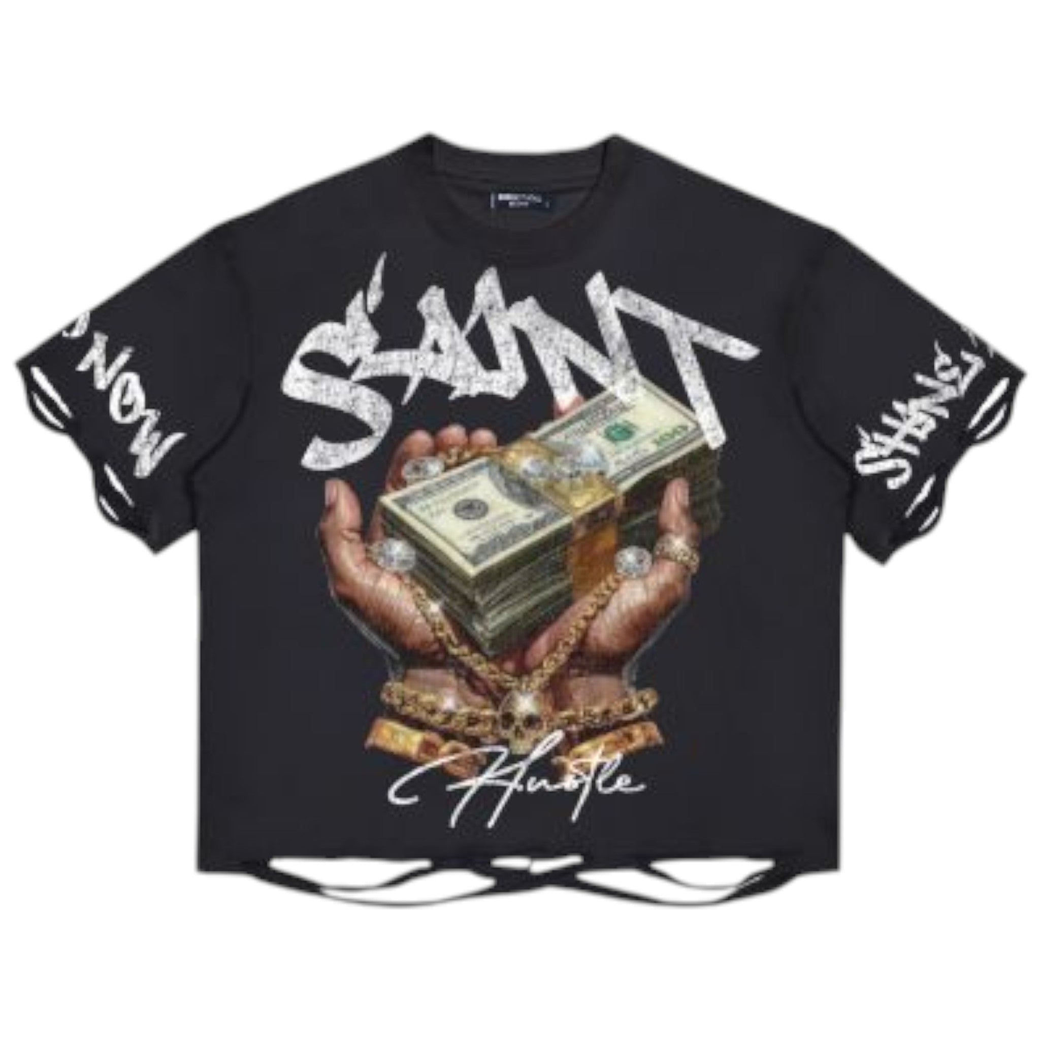 Roku Saint Hustle Crop Shirt Black – Purple Carpet Miami
