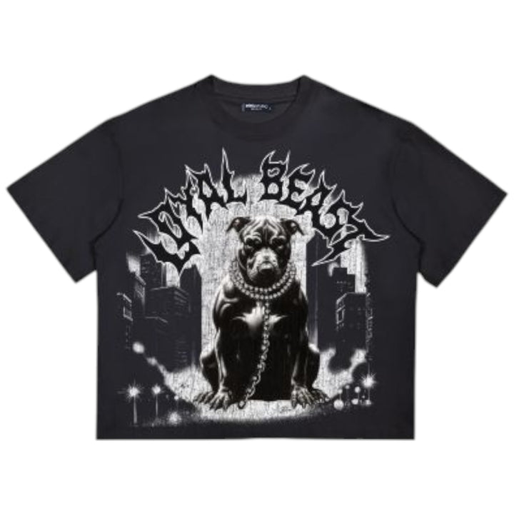 Roku Loyal Beast Crop Shirt Black