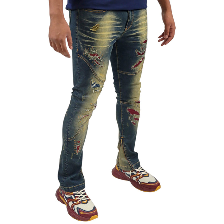 BLAC LEAF GREATNESS TAILOR DENIM JEANS BIG & TALL