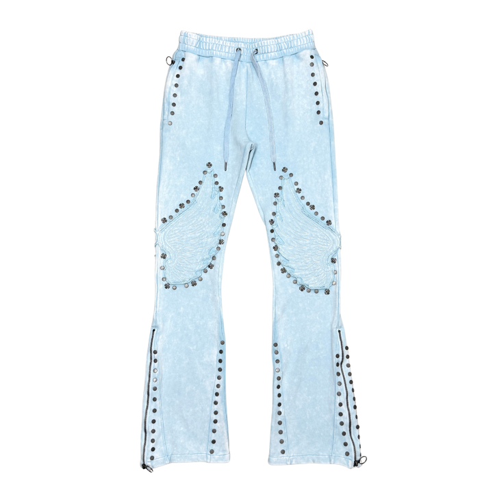 Gunzinii Wings Hoodie and Pant Set Sky Blue