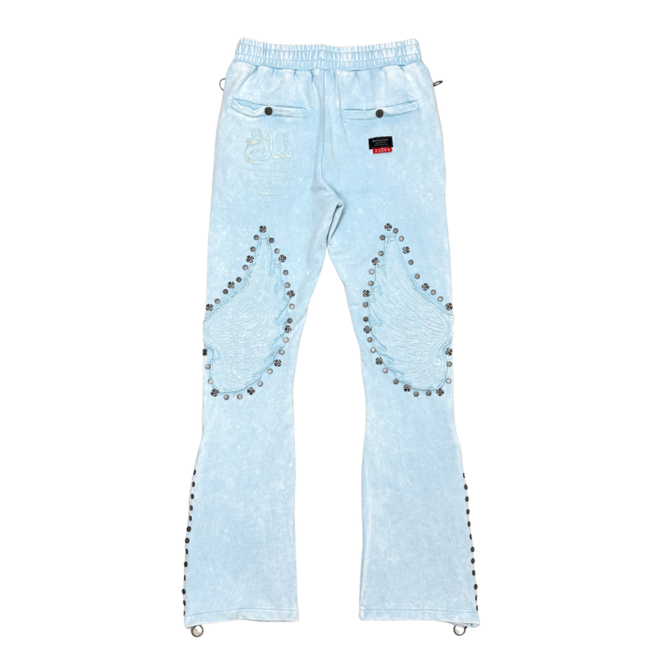 Gunzinii Wings Hoodie and Pant Set Sky Blue