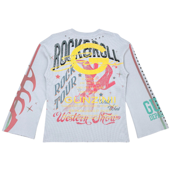 Gunzinii Rock & Roll Crewneck Light Grey