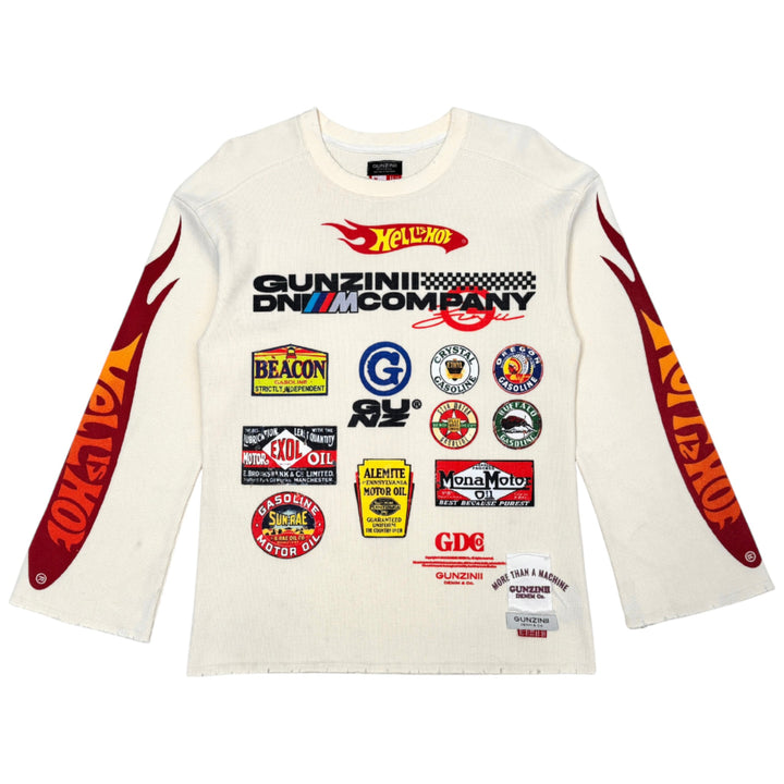 Gunzinii Hell Is Hot Crewneck Off White