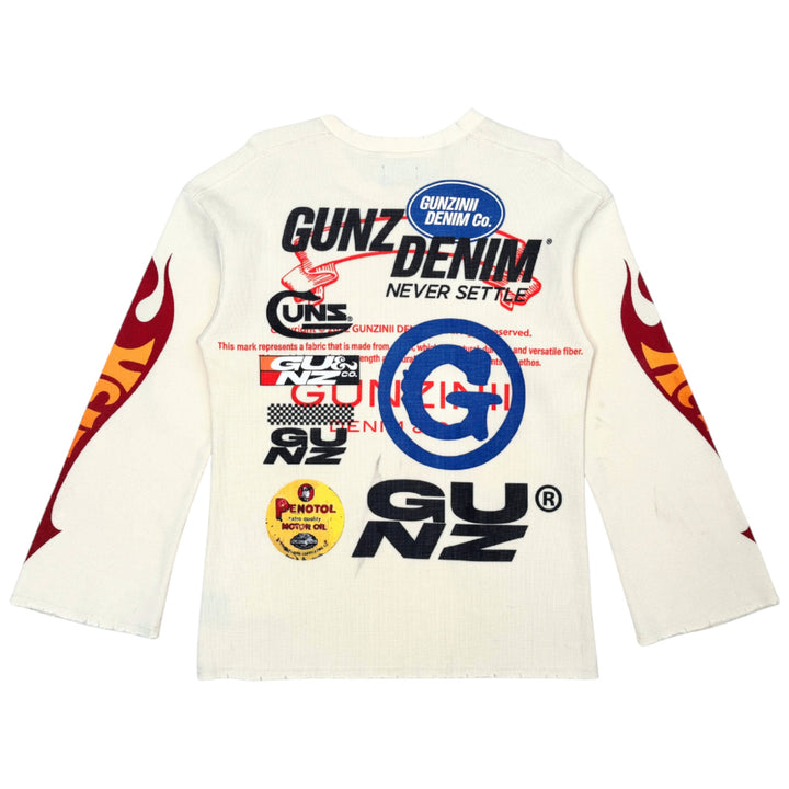 Gunzinii Hell Is Hot Crewneck Off White