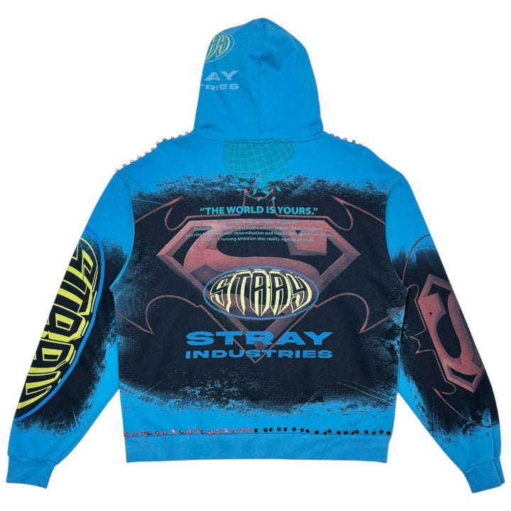 Stray ST1517 Industries Zipper Hoodie Blue