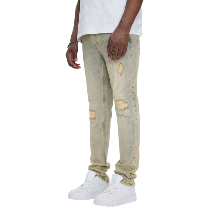 Anom Patches Jean Vintage Blue