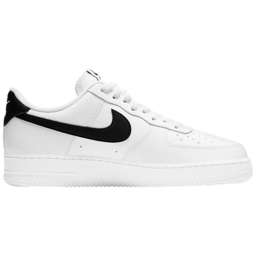 Nike Air Force 1 Low '07 White Black Pebbled Leather