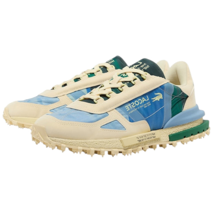 Lacoste Men's Elite Active 225 Leather Sneaker Cream