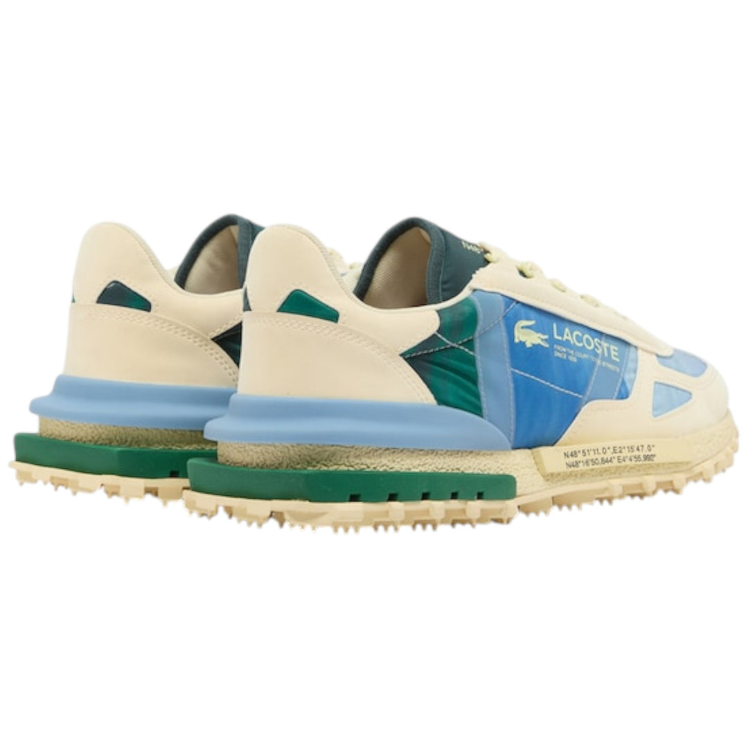 Lacoste Men's Elite Active 225 Leather Sneaker Cream