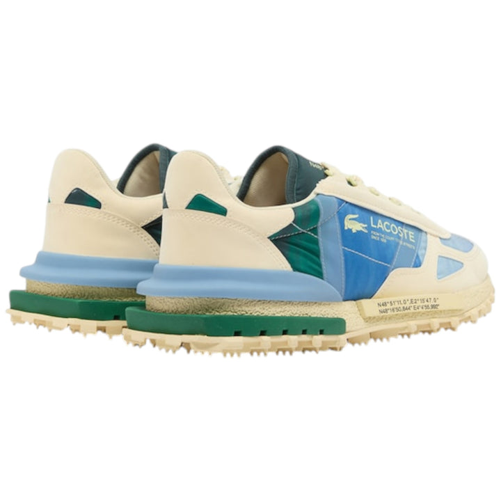 Lacoste Men's Elite Active 225 Leather Sneaker Cream