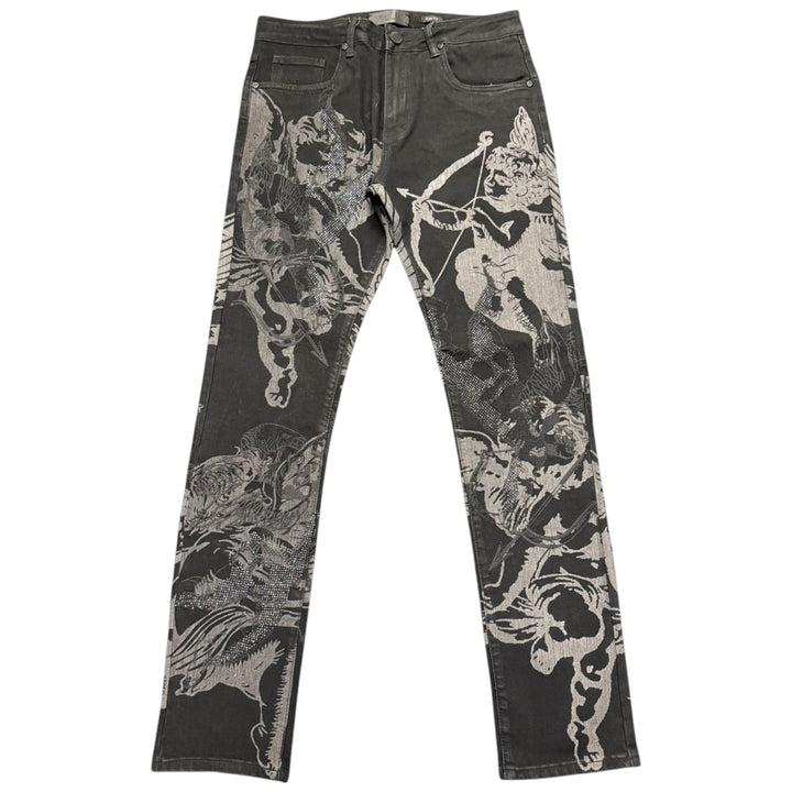 Waimea M8667D Angel Stacked Denim Jet Black