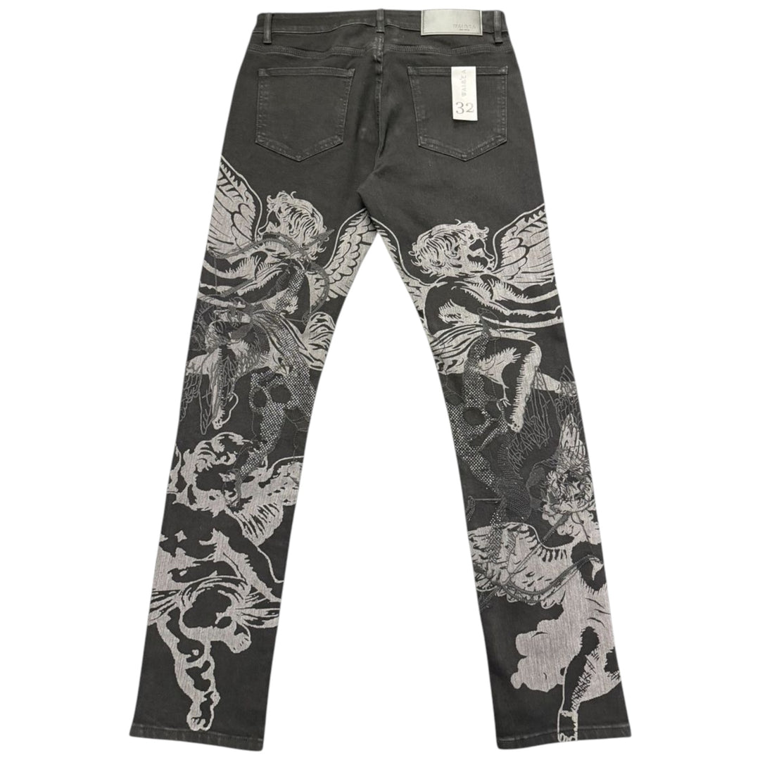 Waimea M8667D Angel Stacked Denim Jet Black