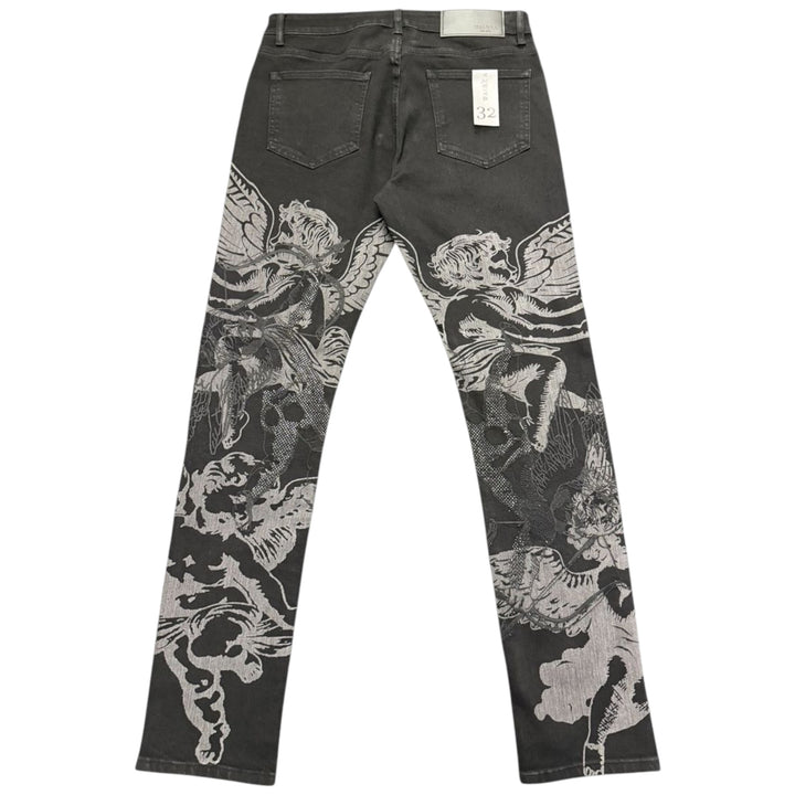 Waimea M8667D Angel Stacked Denim Jet Black